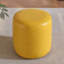 30cm Small Round Faux Leather Upholstered Ottoman-1061551662