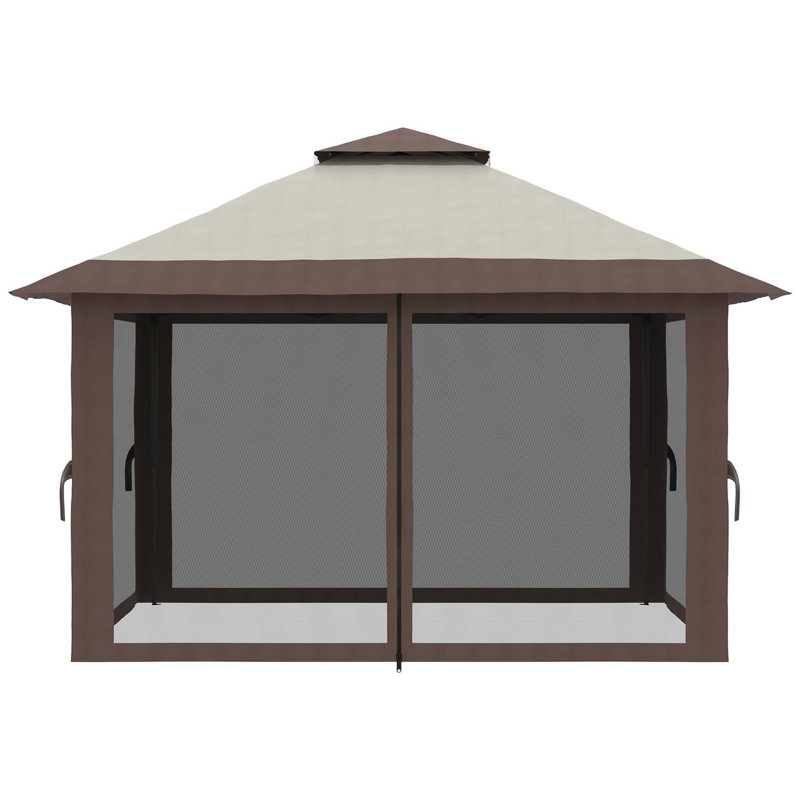 Pavillon de jardin avec moustiquaire Outsunny