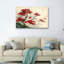 Arbre rouge, reproduction d'art sur toile, ensemble de 1-129267229-129267232