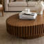 Table basse cannelée avec pied central-693683460