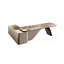 86.61"Modern minimalist L-shaped executive desk-1650628103