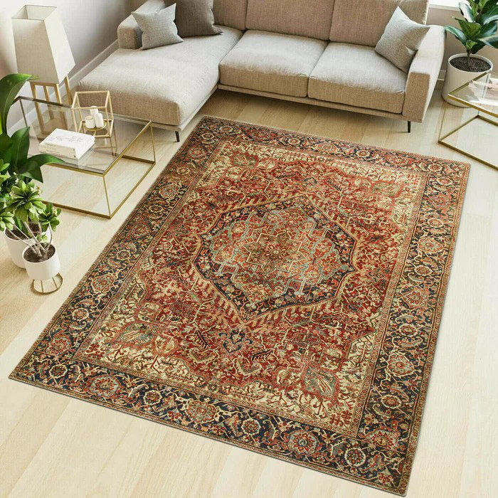 Ingrid Vintage Look Shag Area Rug, Rectangle 240 x 320cm