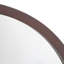 Miroir mural 20 "en X avec cadre en bois et finition noyer