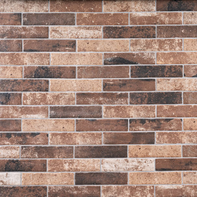 Montello 2 in. x 10 in. Matte Porcelain Brick Look Floor and Wall Tile