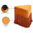 Keyia Velvet Ottoman / Stool-840412617