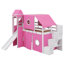 Roomy Twin Loft Bed Comes With Play Tent And Tower