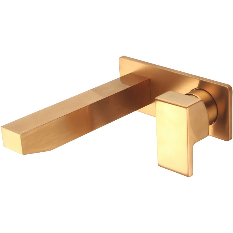 Mod 1 Handle Bathroom Roman Tub Faucet, Brushed Gold