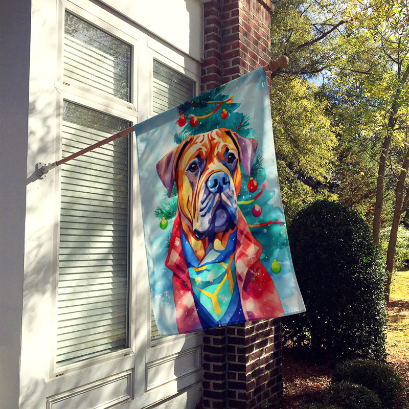 Double Sided Polyester Christmas, 40'' H x 28'' W