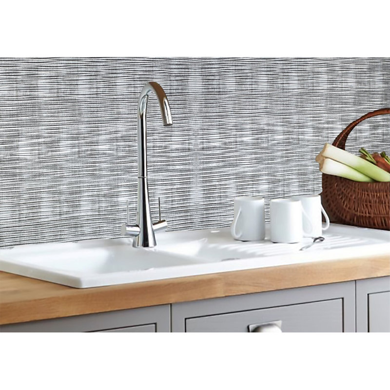 Herlihy Tile, Crosshatch Silver