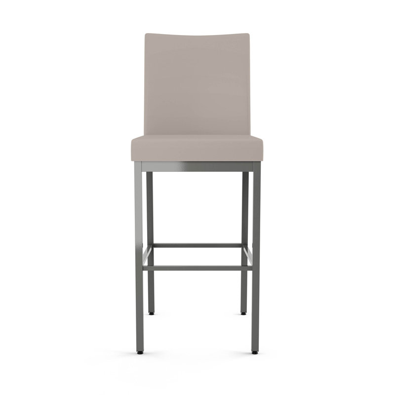 Tabouret de bar et de comptoir Driggers, Gris, Tabouret de bar (siège d'une hauteur de 30 po), Crème, crème