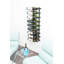 Support à vin mural en métal noir mat pour 12 bouteilles Indurial - 24 po de hauteur-129215719-129439569