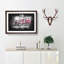 Wintertime in Amsterdam Netherlands 1 Piece Single Picture Frame Wall Art on MDF-56863718-56863719
