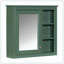 Armoire à pharmacie murale à miroir 3 tablettes ouvertes-121088129