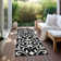 Malek Washable Floral Indoor / Outdoor Rug