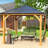 10 pi. L 10 pi. D Pavillon de jardin en bois-93818301