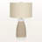 Layan Ceramic & Beige Shade Metal Table Lamp, 26.33'' H X 15.37'' W X 15.39'' D