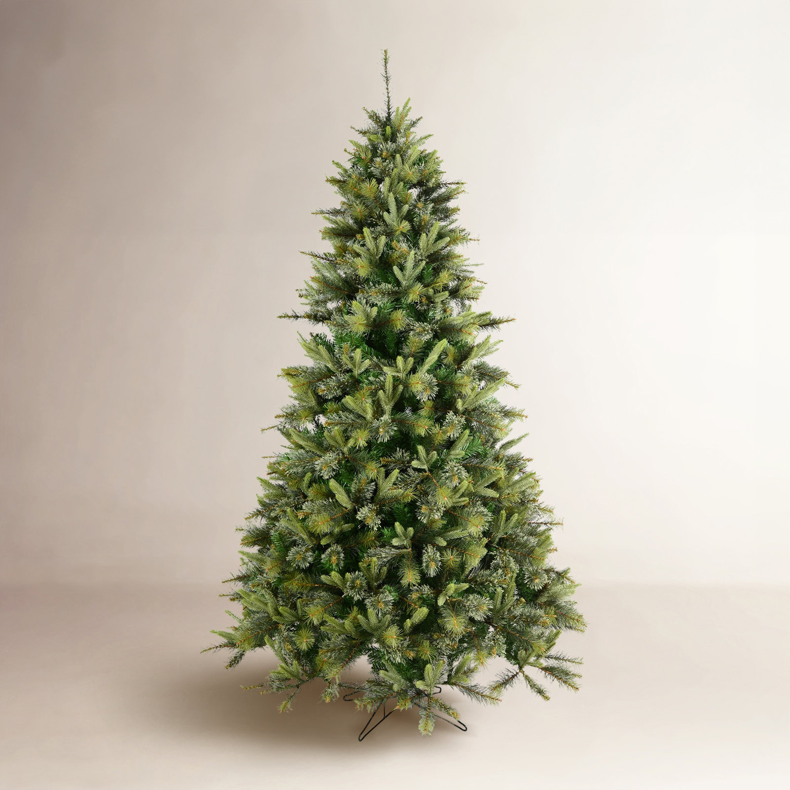 The Holiday Aisle® Cashmere Pine Artificial Christmas Tree Potted \u0026 Reviews  | Wayfair, image size:1600x1600