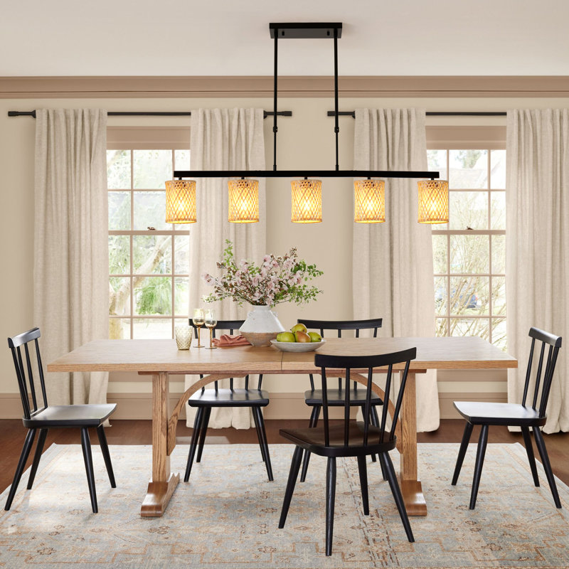 5 - Light Natural Kitchen Island Pendant