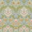 Myrtle Dark Green Floral Ogee Wallpaper-627438631