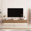 Meuble télé flottant fixé au mur avec 16 DEL de couleur, centre de divertissement moderne pour téléviseurs de 55 à 65 pouces, grand espace de rangement-1025933657-1025933663