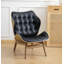 Fauteuil à oreilles capitonné Jeyshan-1625064070