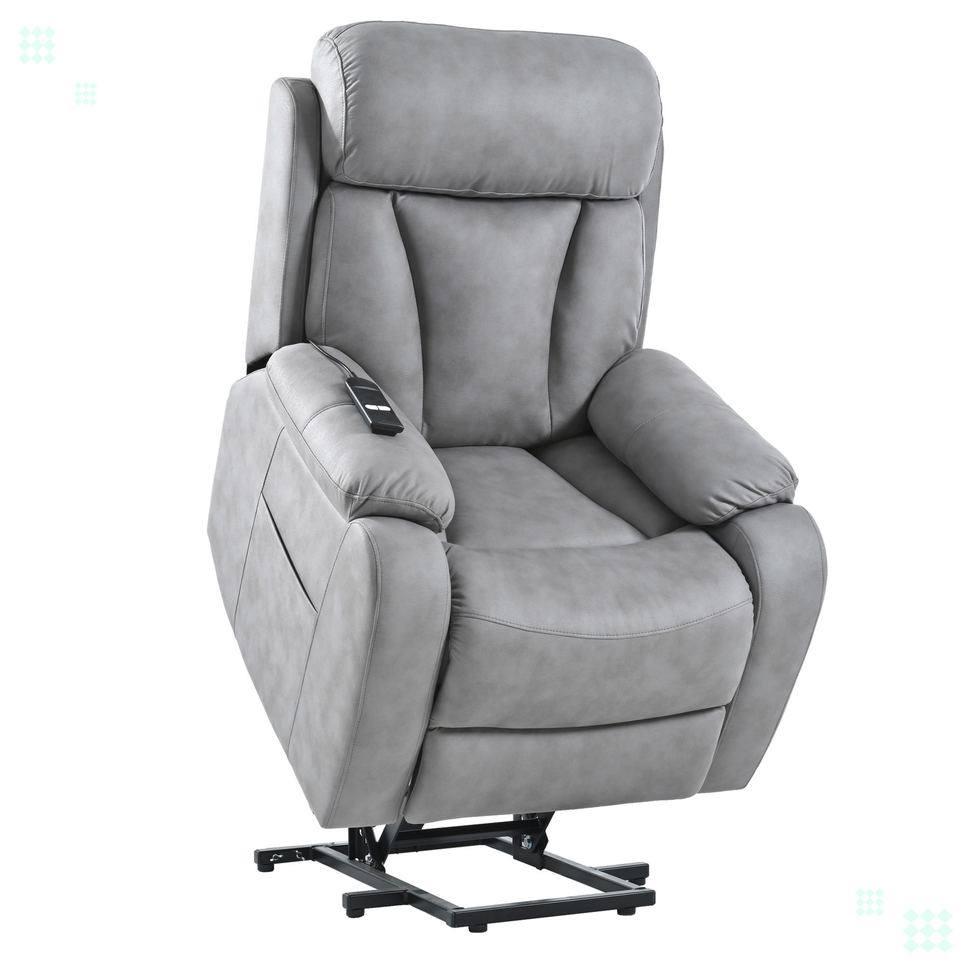 Electric Power Lift Recliner Chair For Elderly,Fabric Recliner Chair For  Seniors,Home Theater Seating,Living Room Chair,Side Pocket