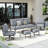 Charron 5 - Person Patio Conversation Set with Cushions-1279108740