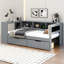 Lit plateforme en bois avec tablettes et tiroirs de rangement-1615392249-1615392254