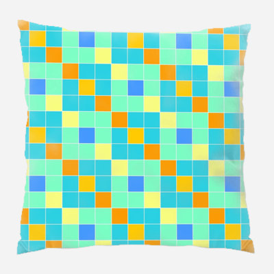 Grid Throw Pillow