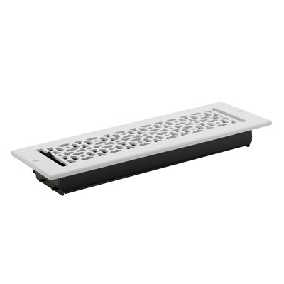 Grille en fonte d'aluminium Achtek 4 po x 8 po