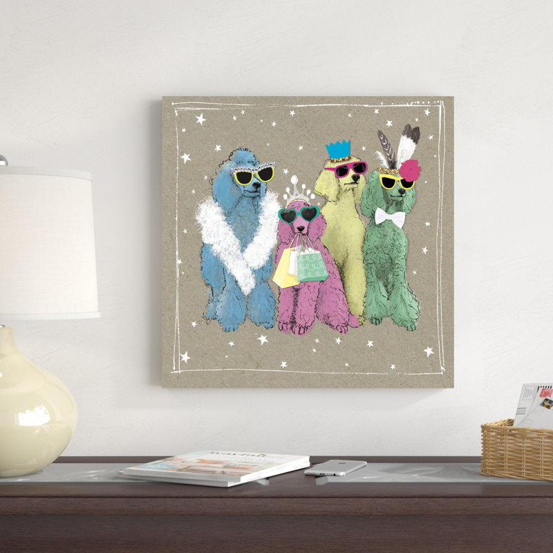 Fancypants Wacky Dogs II, H 20 po x l 20 po x P 1,25 po