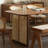 Bessi Ash Solid Wood Top Dining Table-1672971358