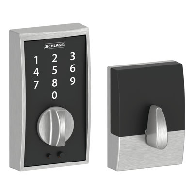 Schlage Touch Keyless Touchscreen Deadbolt with Century Trim