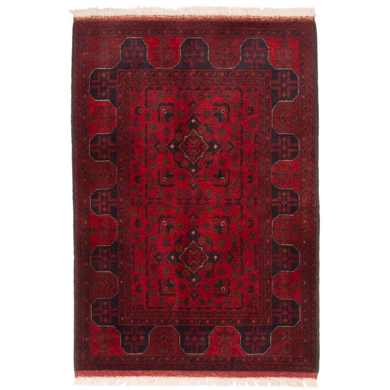 Tapis rouge Finest Khal Mohammadi 2 pi 6 po x 4 pi 2 po