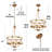 Boho Farmhouse 4-Light Beaded Pendant Lighting