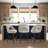 Cy Solid Wood Upholstered Counter Height Or Bar Height Swivel Barstool With Fabric Seat - Set Of 3-1150117245-1150117246