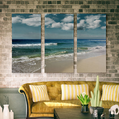 Vagues majestueuses-impression à multiples images sur toile