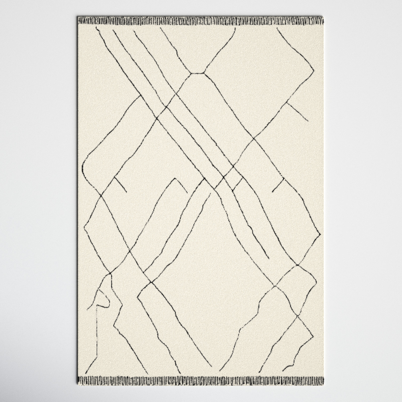 Isla Hand-Tufted Moroccan Rug, Rectangle 5'7" x 6'