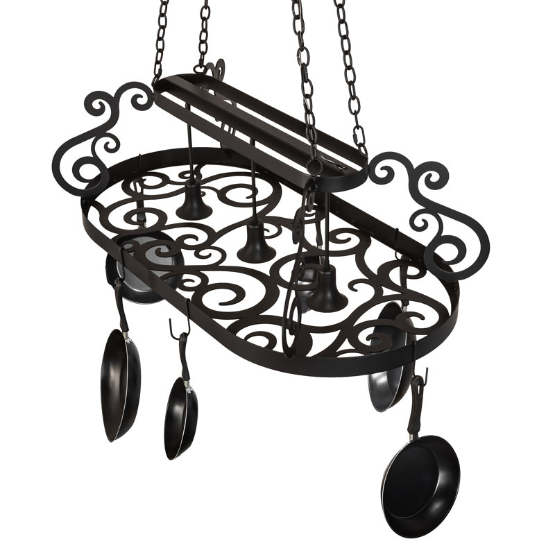 48" Long Neo 3 Light Pot Rack