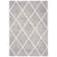 Tapis géométrique gris / crème Keana-201620002