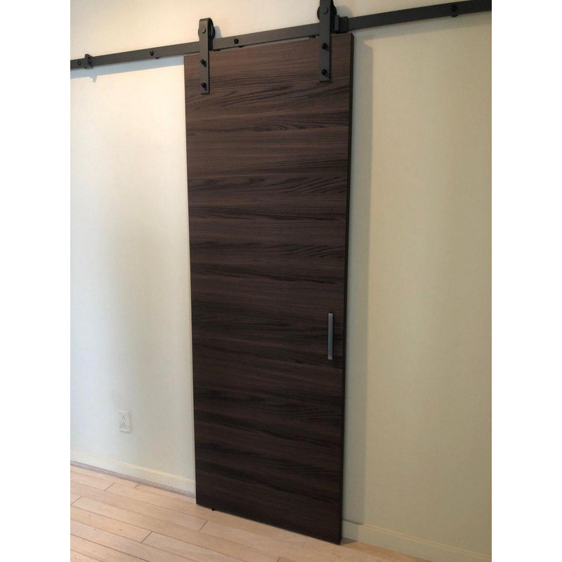 Dalle de porte standard en bois Planum, 24 po x 80 po, Chocolat