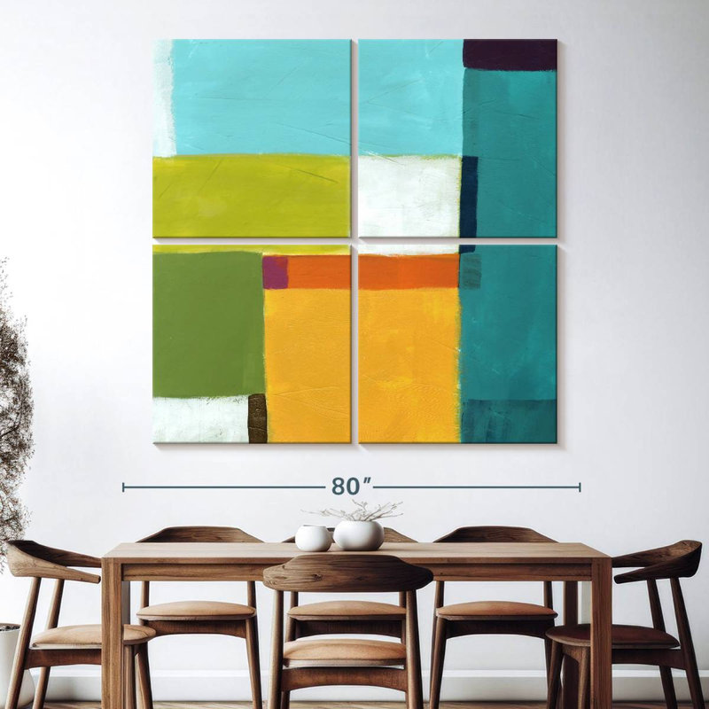 Avery City Square I, 74" H x 74" W