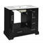 Meuble-lavabo traditionnel 36 "avec lavabo en céramique-1535776925
