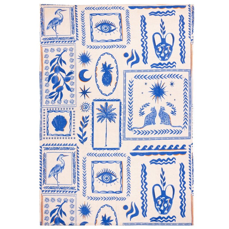 Abstract 120cm X 170cm Indoor / Outdoor Area Rug