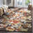 Emrick Blossom Hand Hooked Wool/Cotton/Latex Floral Rug in Brown-19268919