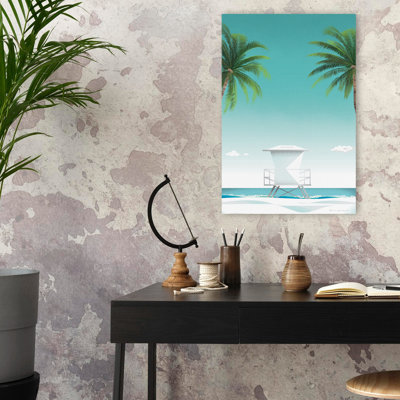Malibu sans mots «Coastal», bleu, blanc, aventure, plage