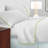 Allena 400TC Cotton Scallop Embroidery Sateen Cotton 4 Piece Sheet Set Fitted Sheet Fits Upto 16" Deep Pocket-109468980-109468984