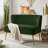 Euclid 47" Velvet 2-Seat Armless Loveseat-835275394