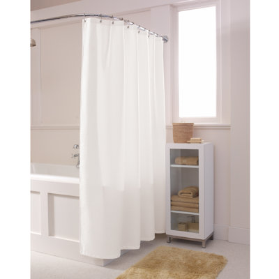 Killingly Textured Waffle Fabric  Shower Curtain