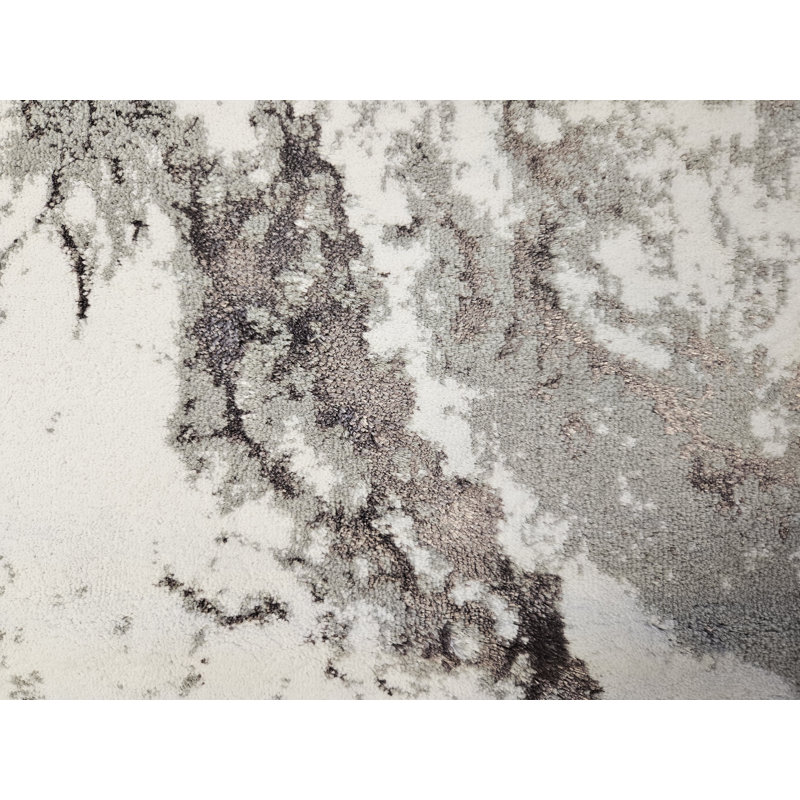 Kurth Metallic Granite Rug, 20" x 30", Lavendar